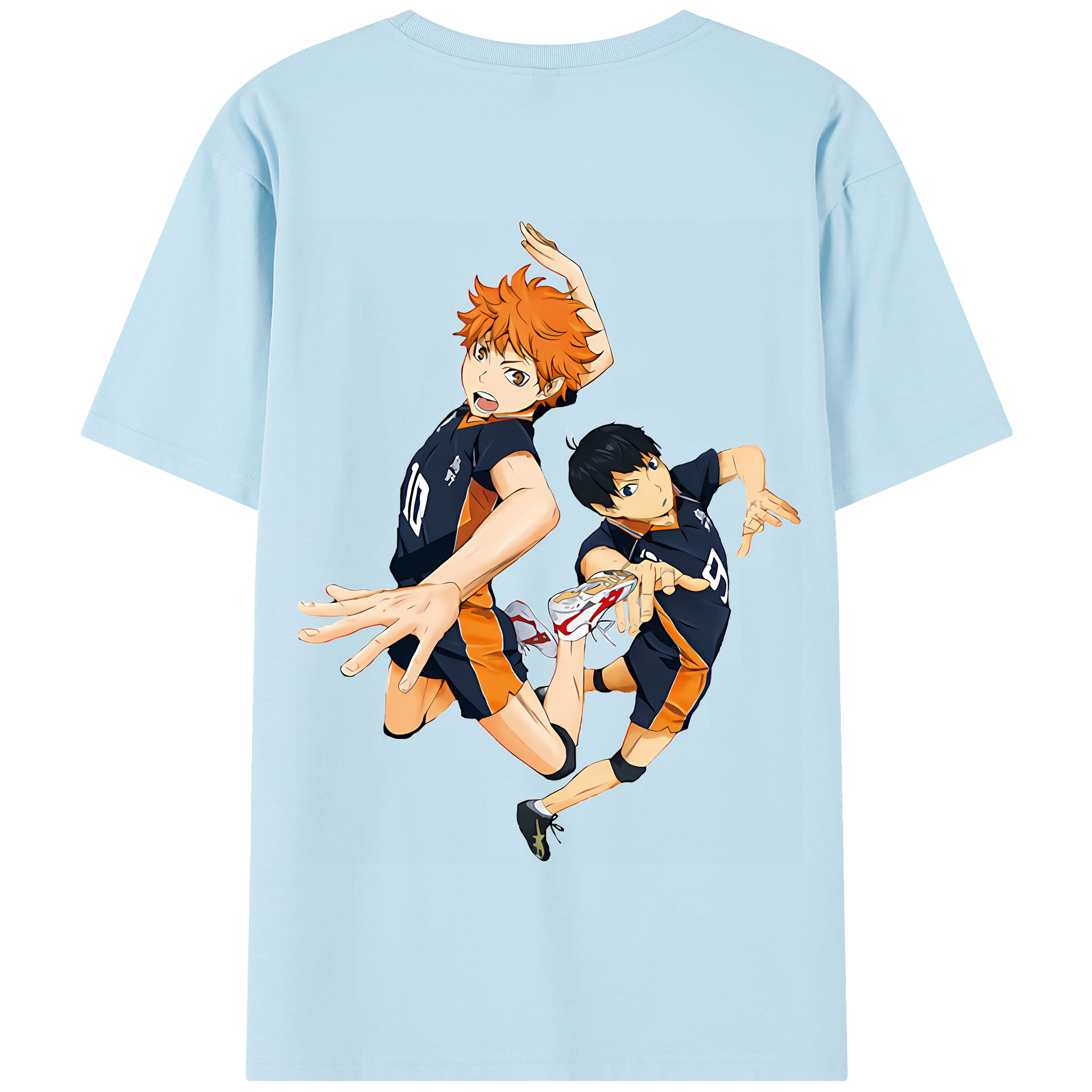 （画像用） ハイキュー!! Haikyu!! 綿100％半袖Tシャツ（背面プリント）